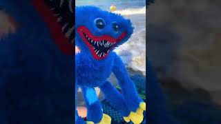 Plush Huggy Wuggy Is Gonna Swim On The Beach