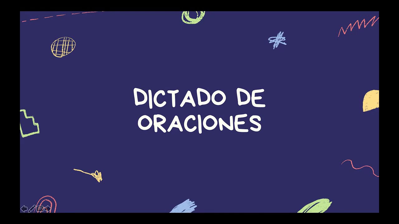 DICTADO DE ORACIONES - YouTube