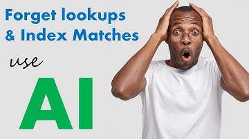 Goodbye to Vlookup, Xlookup and IndexMatch - Write commands in Natural Language with AI