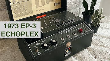1973 Maestro EP-3 Echoplex Tape Delay - Quick Test - David Hislop