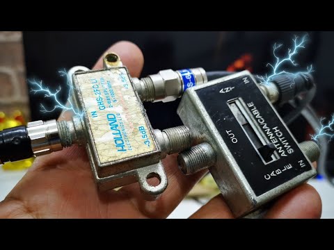 📺Television GRATIS, CONECTA 2 ANTENAS Y MULTIPLICA LA SEÑAL.. ANTENA DIPOLO.