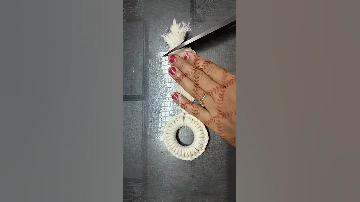 macrame keychain #shorts #art #keychain #youtubeshorts #macrame