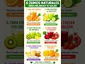 🍊 6 Zumos Naturales Para Mejorar Tu Salud | Energía, Digestión y Defensas