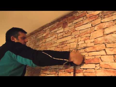 Adesivi murali - Come applicare un muro in pietra adesivo sulle tue pareti
