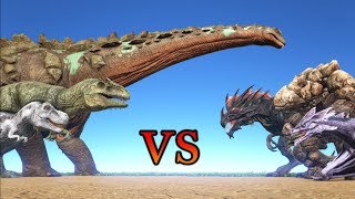 THE ISLAND vs ABERRATION & SCORCHED EARTH || ARK: Survival Evolved || Cantex