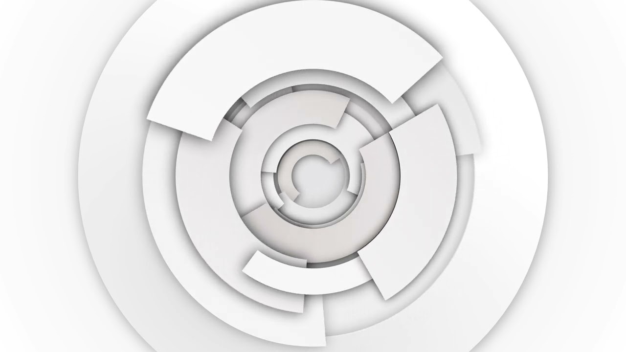 3D WHITE ABSTRACT CIRCLE BACKGROUND