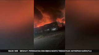 50 Sinar Jaya Buses Destroyed in Fire