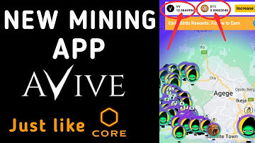 Avive latest mining update just like CORE