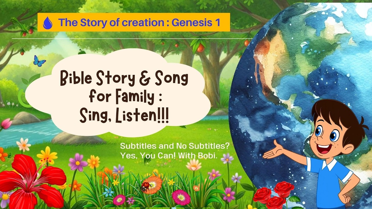 🌟 The Story of Creation : Genesis 01 | Beautiful Bible Story & Song for ...