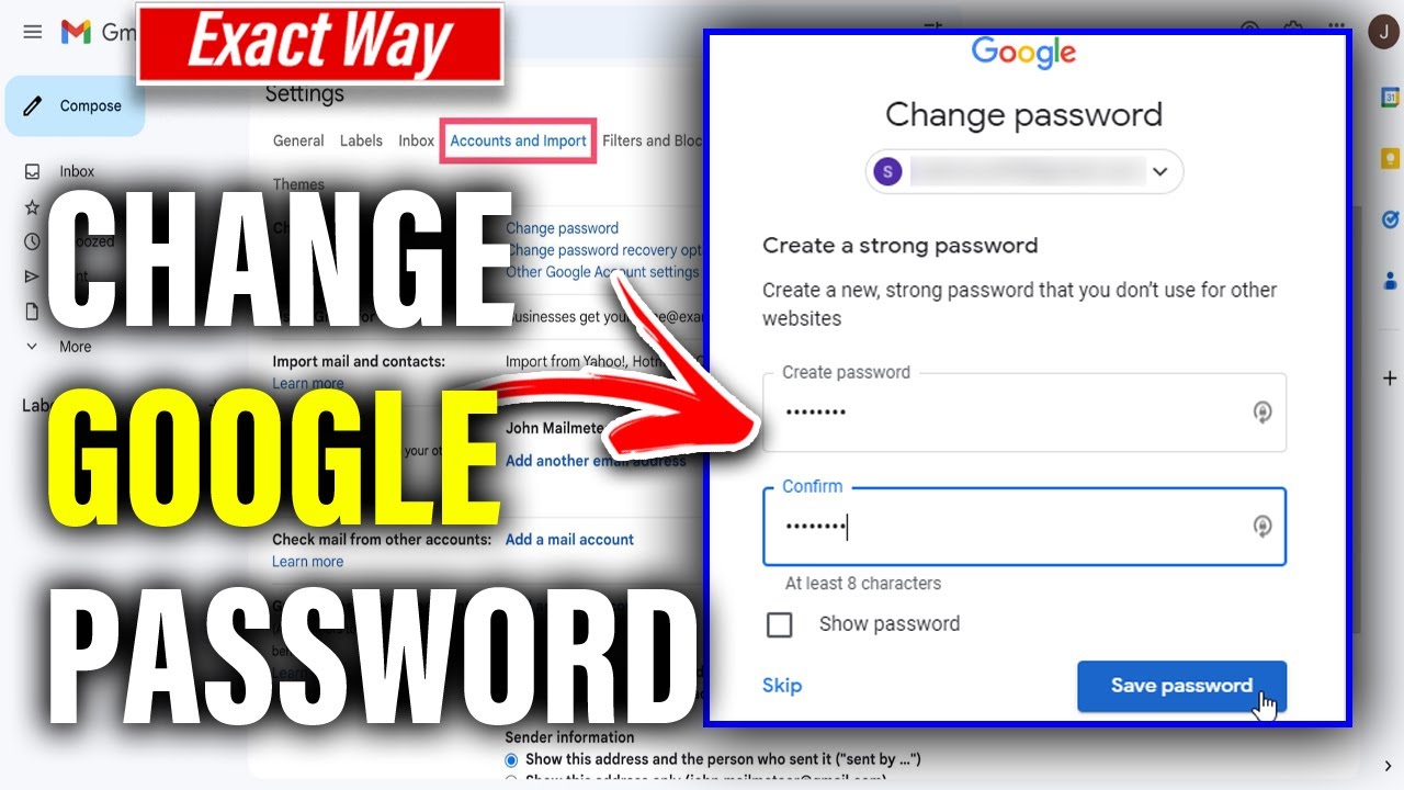 How To Change Google Password 2026 (PC or Laptop) - YouTube