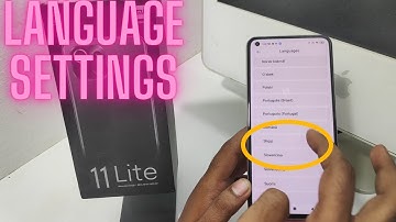 How to change Language in XIAOMI 11 lite | How to change the language on Xiaomi Mi 11 Lite|language