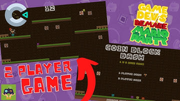 Game Devs Remake Mario Party - 2 player local co op Mini Game