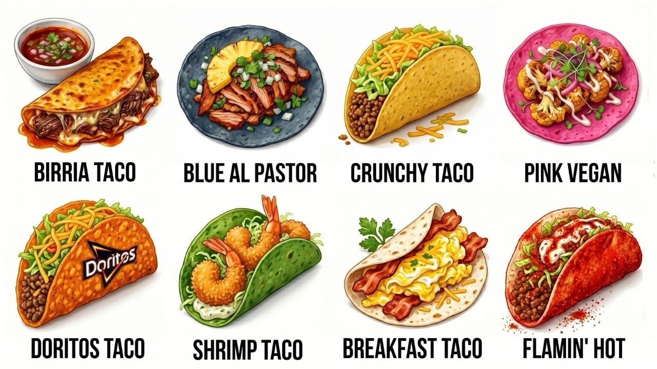 Taco Description Examples Every Type Taco Explained in 8 Min - YouTube