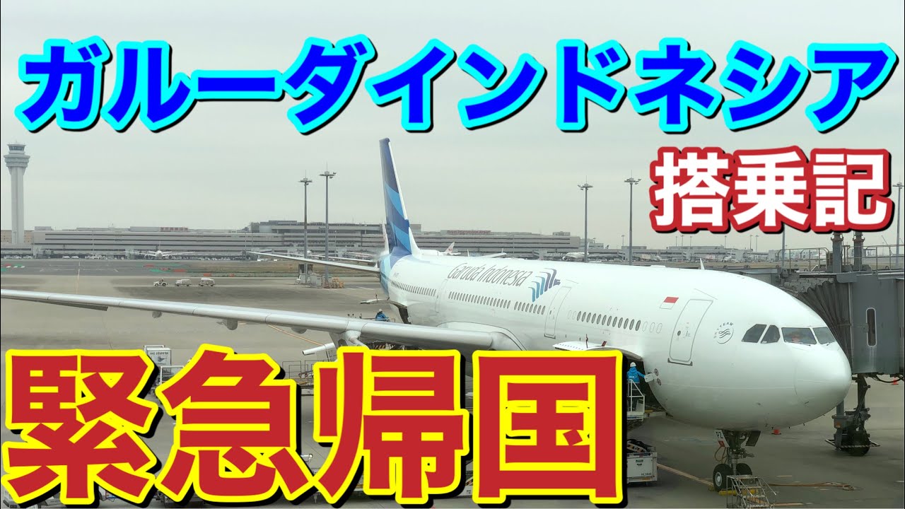 【緊急事態】コロナで搭乗者激減 ガルーダインドネシア ジャカルタ⇒羽田線 搭乗記 サファイアラウンジも紹介