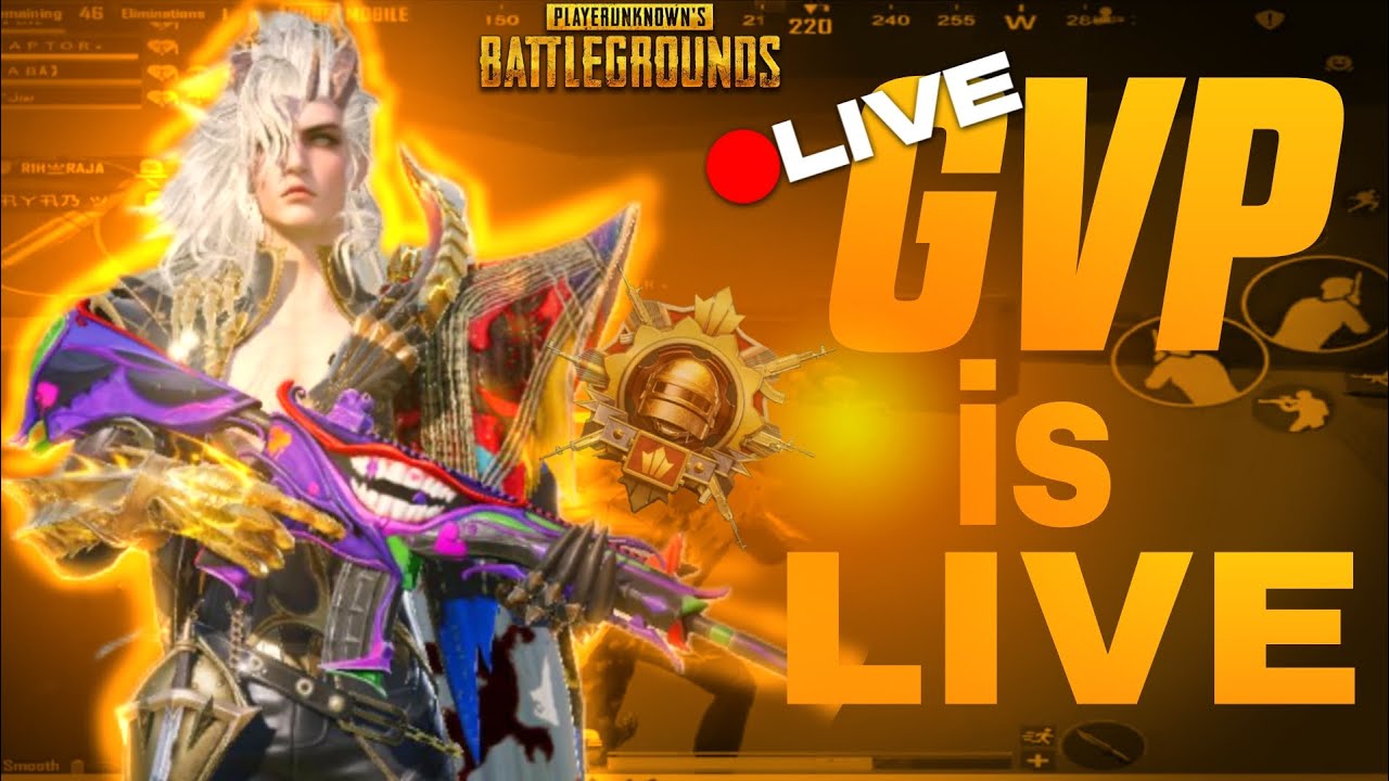 Road to Top 100 | Rank Push | Conqueror Lobbies |GVP x LIVE | 🔥 PUBG ...
