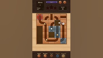 Roll the Ball slide puzzle Star F Pack Level 11 Solution