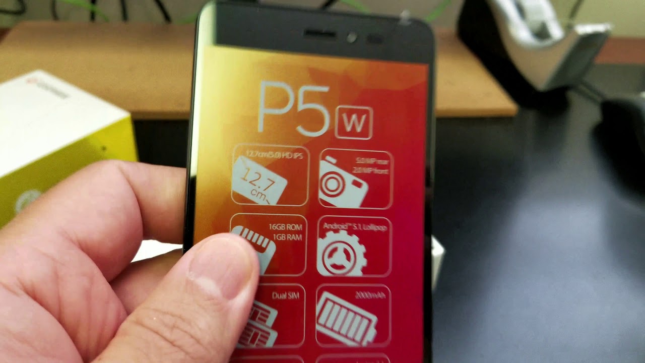 GIONEE P5W Unboxing Video in Stock at YouTube