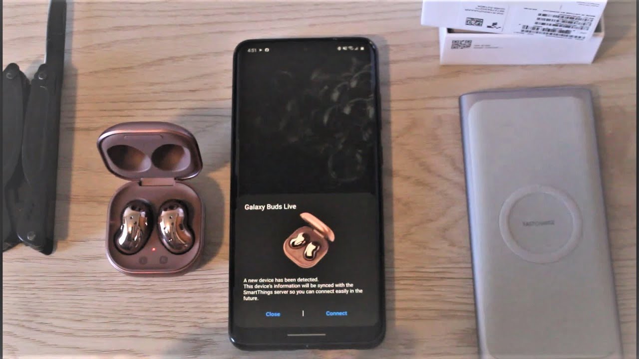 Galaxy Buds Live: Unboxing and Set Up
