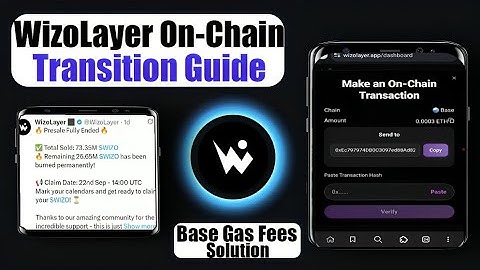 WizoLayer Airdrop Verification Guide || WizoLayer Base Gas Fee Solution || Wizo Layer Update 