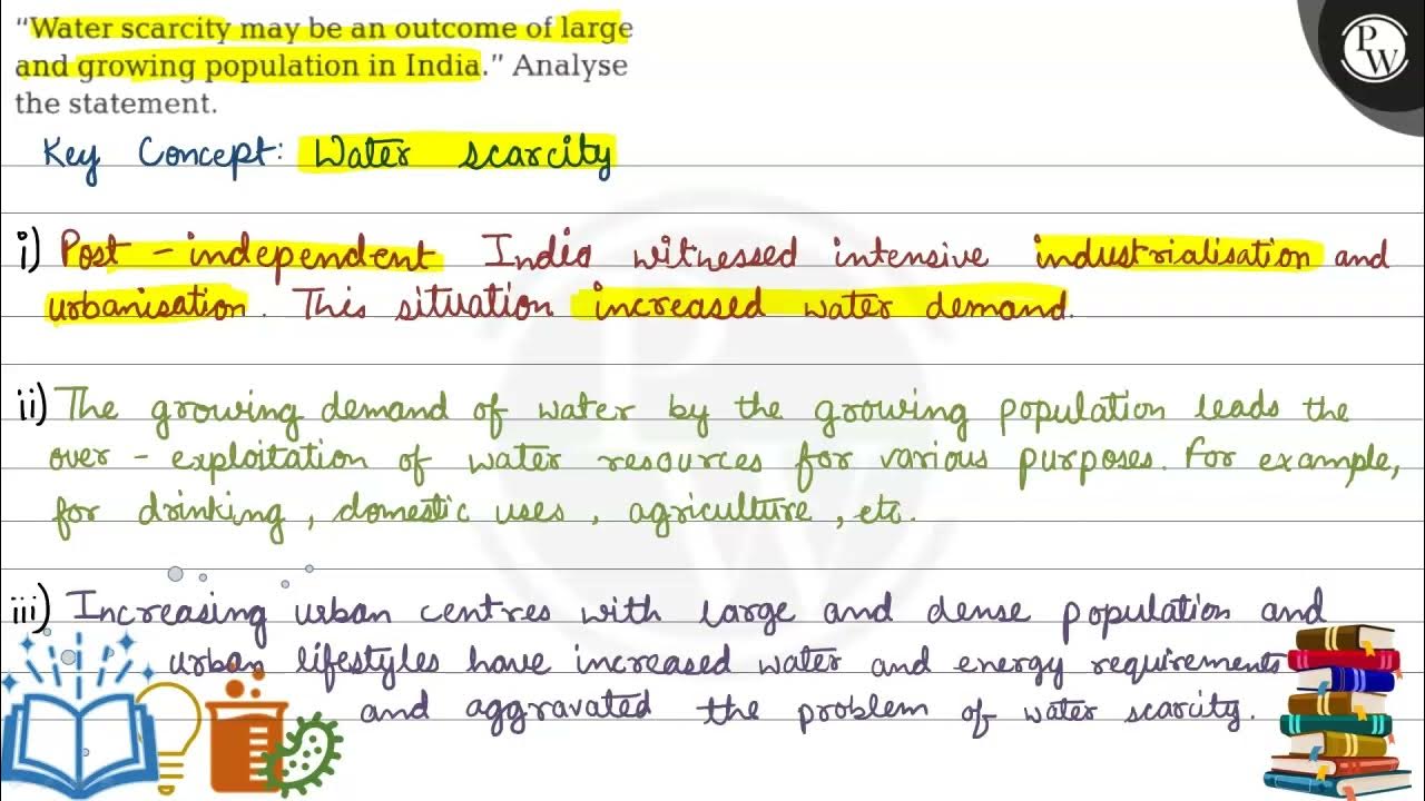 water-scarcity-may-be-an-outcome-of-large-and-growing-population-in