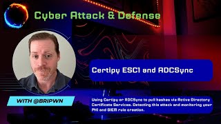 Certipy and ADCSync attacks against Active Directory Certificate Services