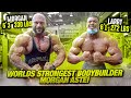 WORLDS STRONGEST BODYBUILDER, MORGAN ASTE! 6’3" 330 LBS! RIPPED!