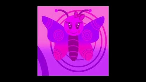 Short Cute Spiral Butterfly