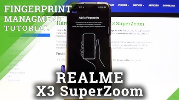 How to Add Fingerprint on REALME X3 SuperZoom – Lock Screen