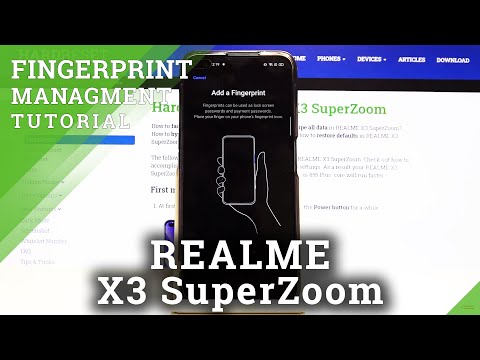 How To Add Fingerprint On REALME X3 SuperZoom – Lock Screen