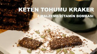 Keten Tohumu Kraker Bol Lif - Vitamin Bombası