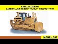 How To Calculate The Bulldozer Dozer Hourly Production English 