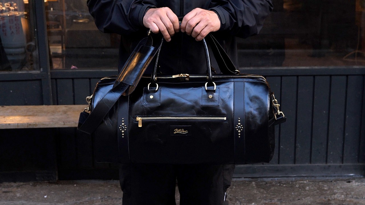 Изготовление сумки-Boston из японской кожи Shinki Horsehide