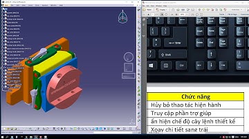 Tự Học Catia  - Bài 005-  Phím Tắt Trong Catia
