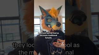 Fursuit head alternative? #furry #theriangear #animalmask #fursuit #therian #therianthropy #crafts