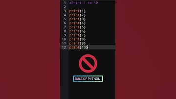 Rule in python ☯️ #python #programming #viral
