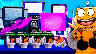 картинка: ИСПОЛЬЗУЮ ТОЛЬКО ТВМЕНОВ ПРОТИВ АРМИИ СКИБИДИ ТУАЛЕТОВ! 29 СЕРИЯ ROBLOX Toilet Tower Defense