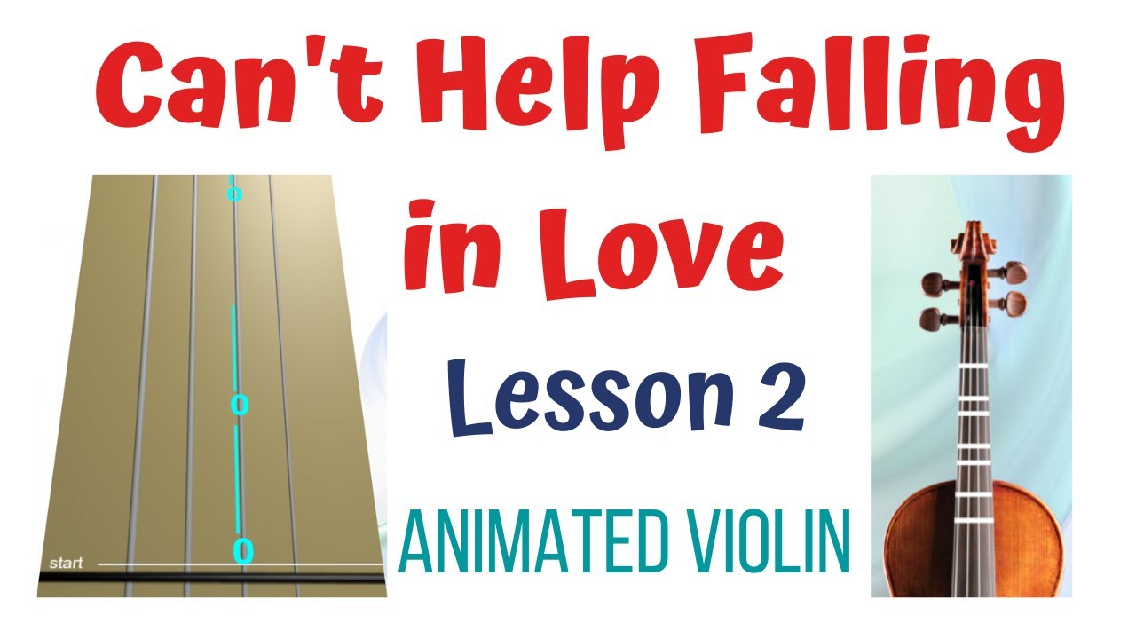 CAN'T HELP FALLING IN LOVE Learn how to play the violin without notes