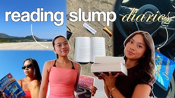 get out of a reading slump with me! 😴 📚 ⭐️ *spoiler free reading vlog*