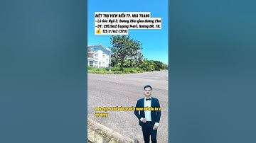 Lô góc ngã 3 đường lớn, view trực biển, khu đô thị biệt thự biển An Viên, TP. Nha Trang