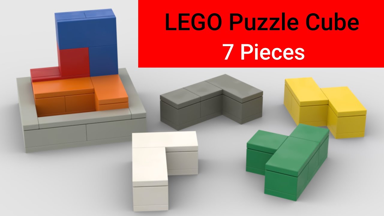 LEGO Puzzle Cube Easy to make Full tutorial YouTube