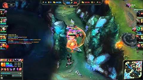 League of Legends Xin Zhao 1v4