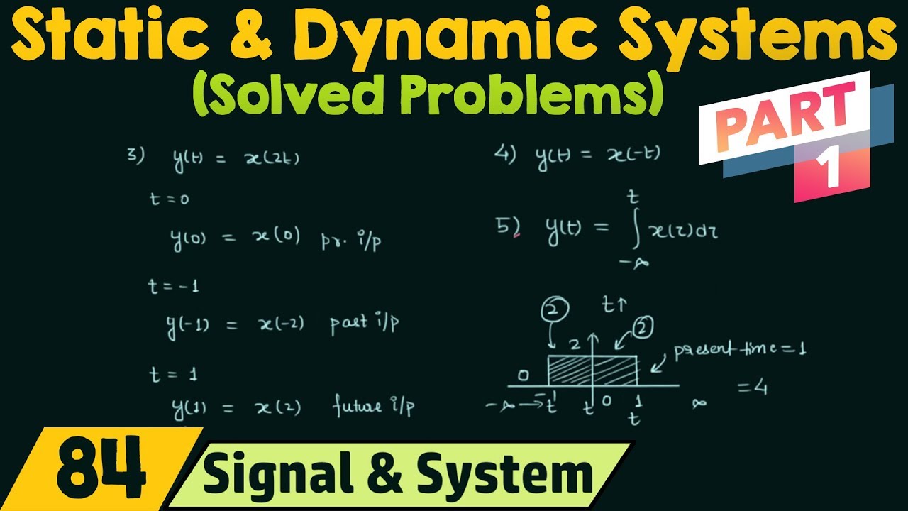 What is the difference between static and dynamic system with example?