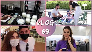 Burakla İzmi̇re Gi̇di̇yoruz Kahvalti Hazirlayip Yolda Pi̇kni̇k Yaptik Yoğurt Mayaladim Vlog