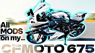 CFMOTO 675 | ALL MODS on my 675!