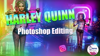 Harley Quinn Photoshop editing screenshot 2