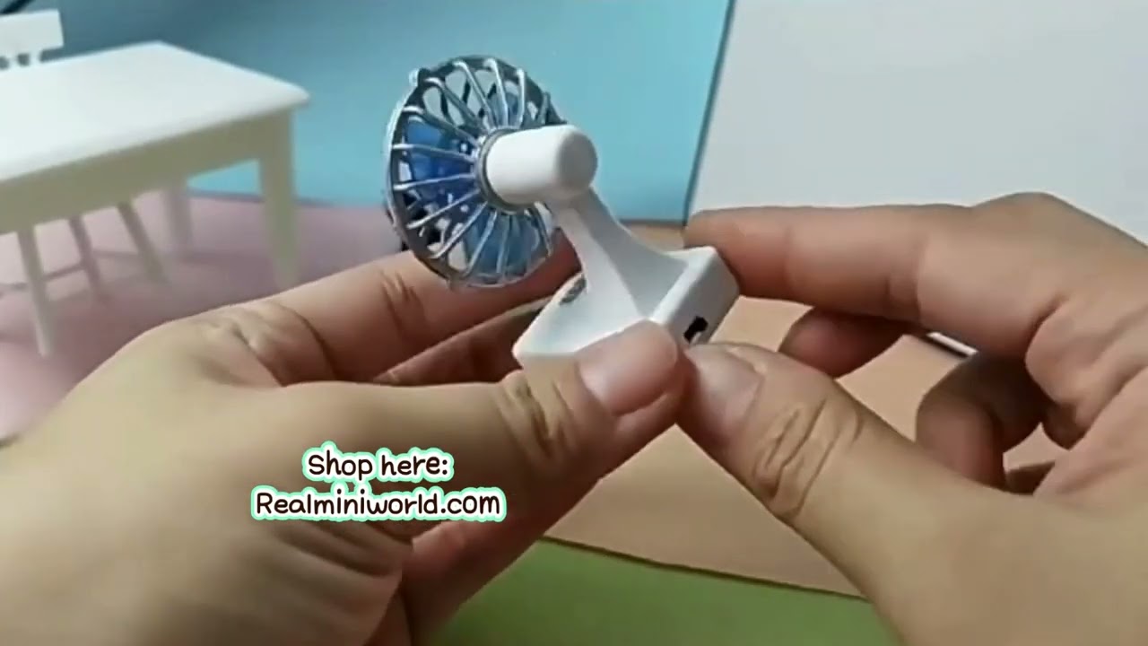 Miniature REAL Working Electric Fan | Real Mini World