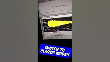 Classic Mode Over One Shot In Simpler In Ableton Live 11