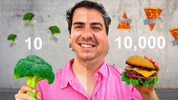 Un día comiendo 10,000 Calorías VS 10 Calorías