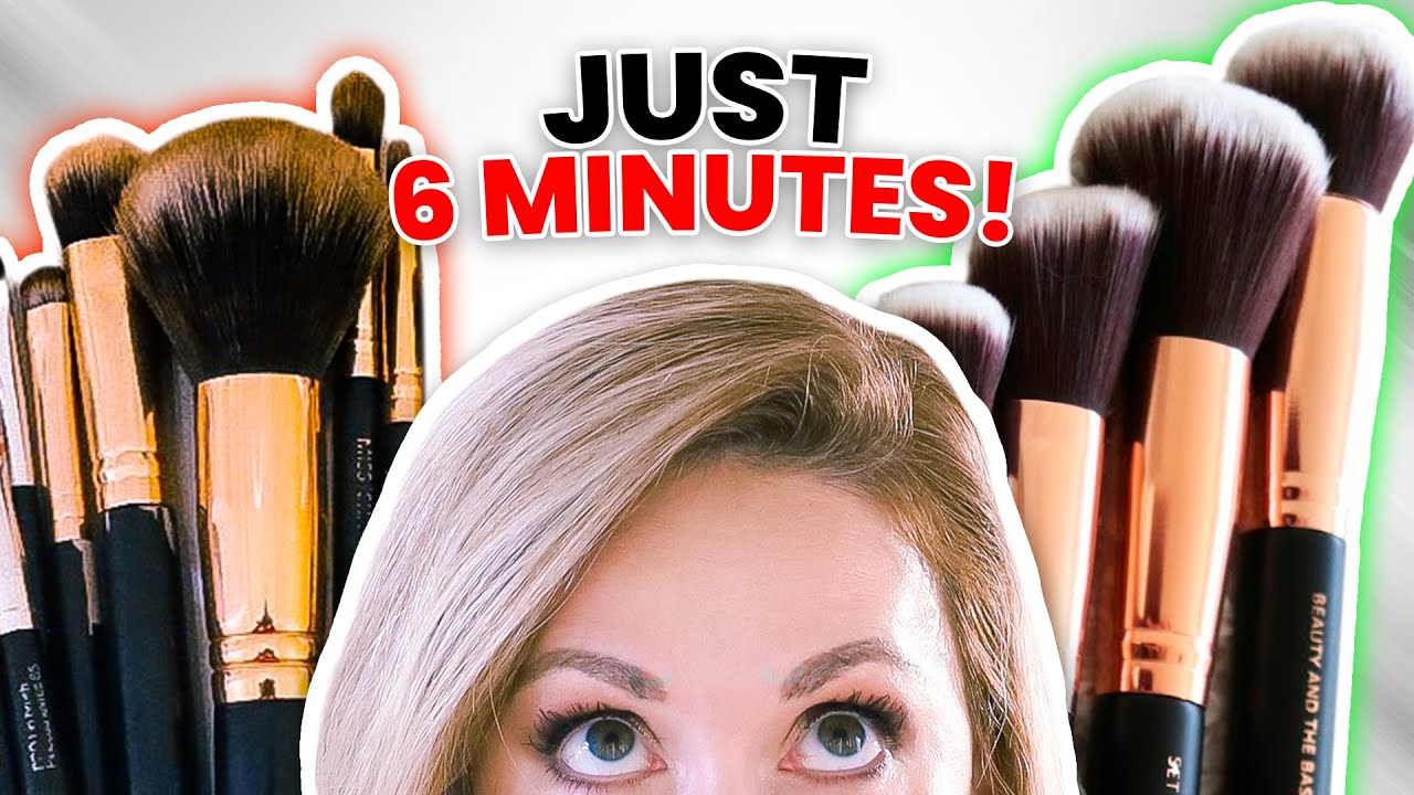 My BRUSH CLEANING HACK! How I Clean All My Brushes in Just 6 Minutes