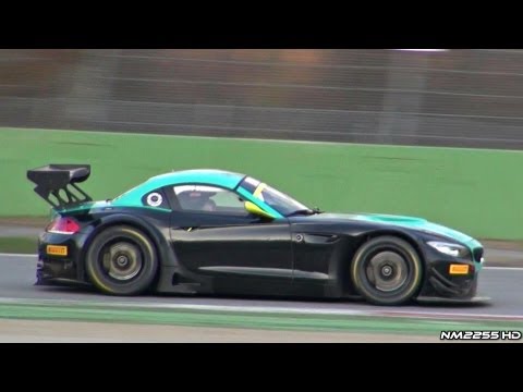 INSANE BMW Z4 V8 GT3 Sound on Track!